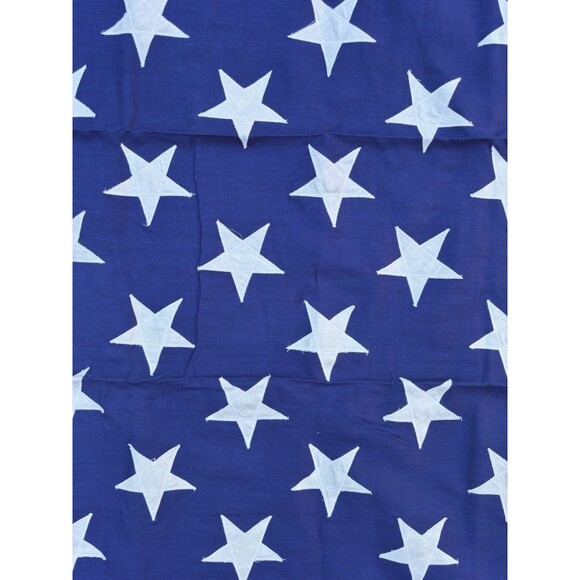 Vintage 1960's Valley Forge Flag Co 50 Sewn Stars American Flag 9' x 5' USA - Picture 3 of 7